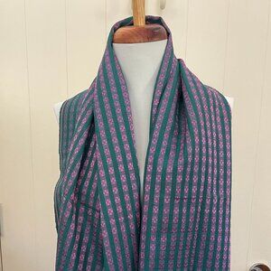 Vintage large throw or Sarong wrap.